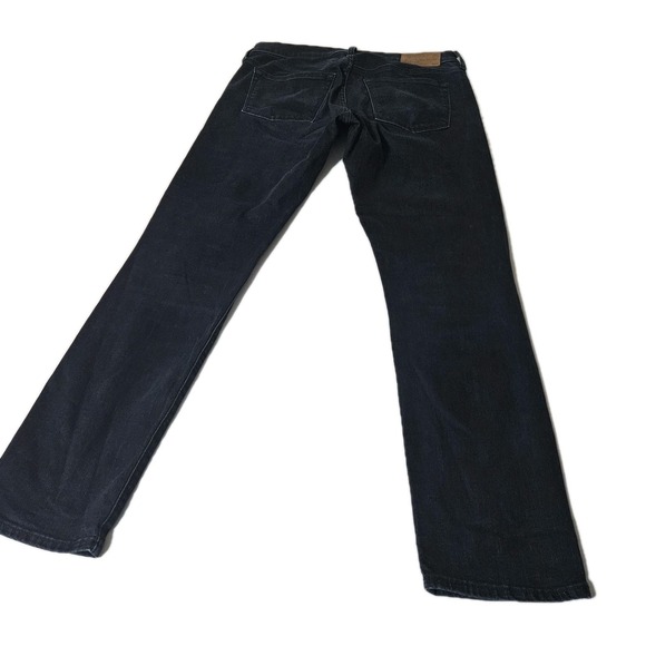 J Crew Jeans Mens 30x30 Blue 484 Straight Dark Wash Low Rise Stretch Denim - Picture 3 of 8